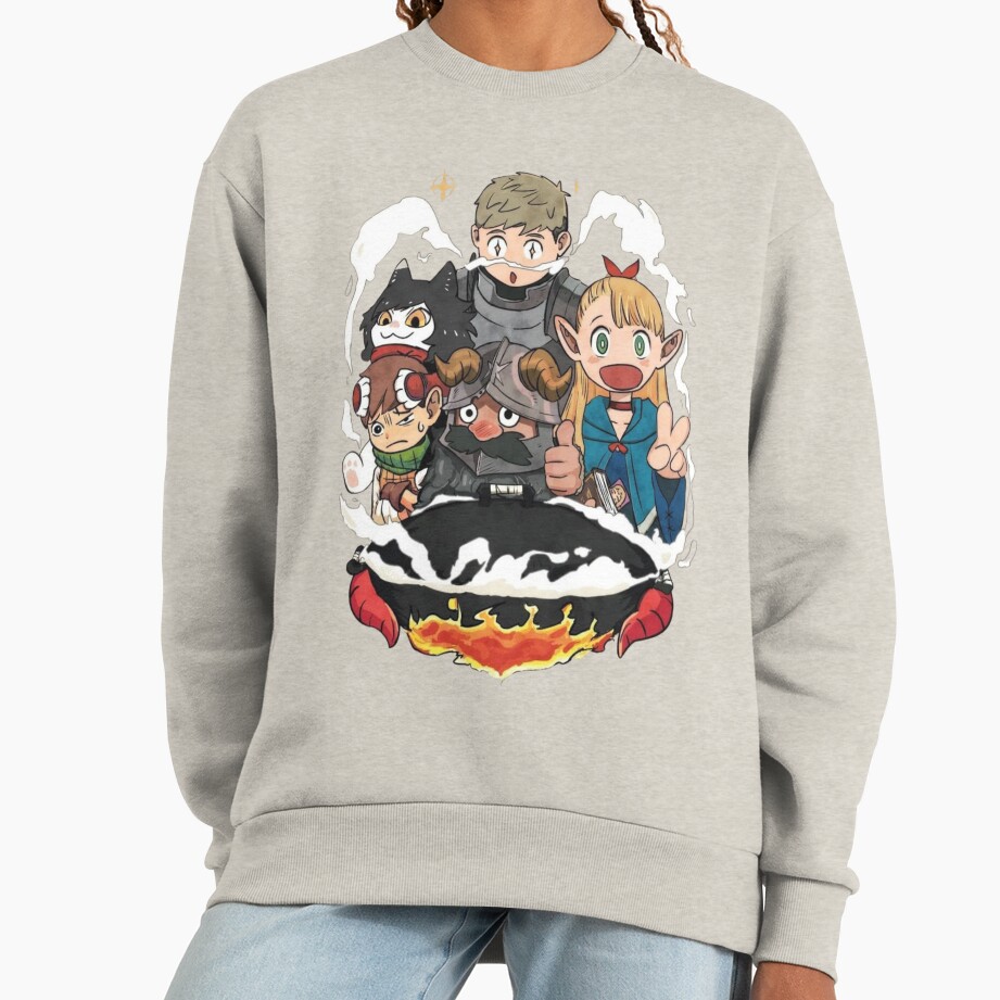 New Design Delicious In Dungeon Meshi Sweatshirt - Image 3