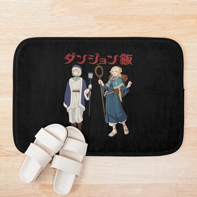 Delicious In Dungeon Marcille And Falin Bath Mat - Image 3