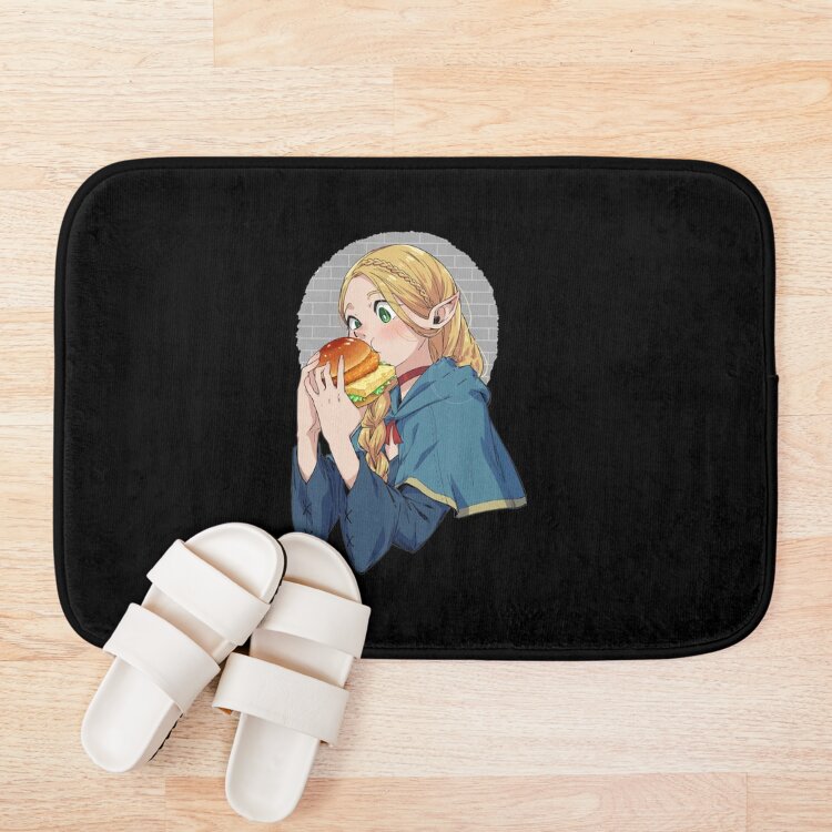 Hot Anime Delicious In Dungeon Marcille Bath Mat - Image 3