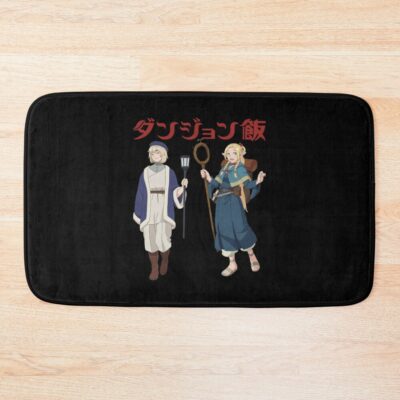 Delicious In Dungeon Marcille And Falin Bath Mat