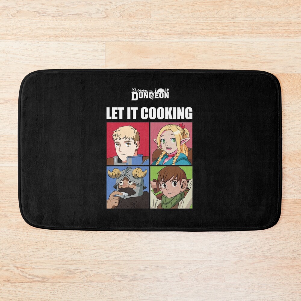 Delicious In Dungeon Lei It Cooking Bath Mat
