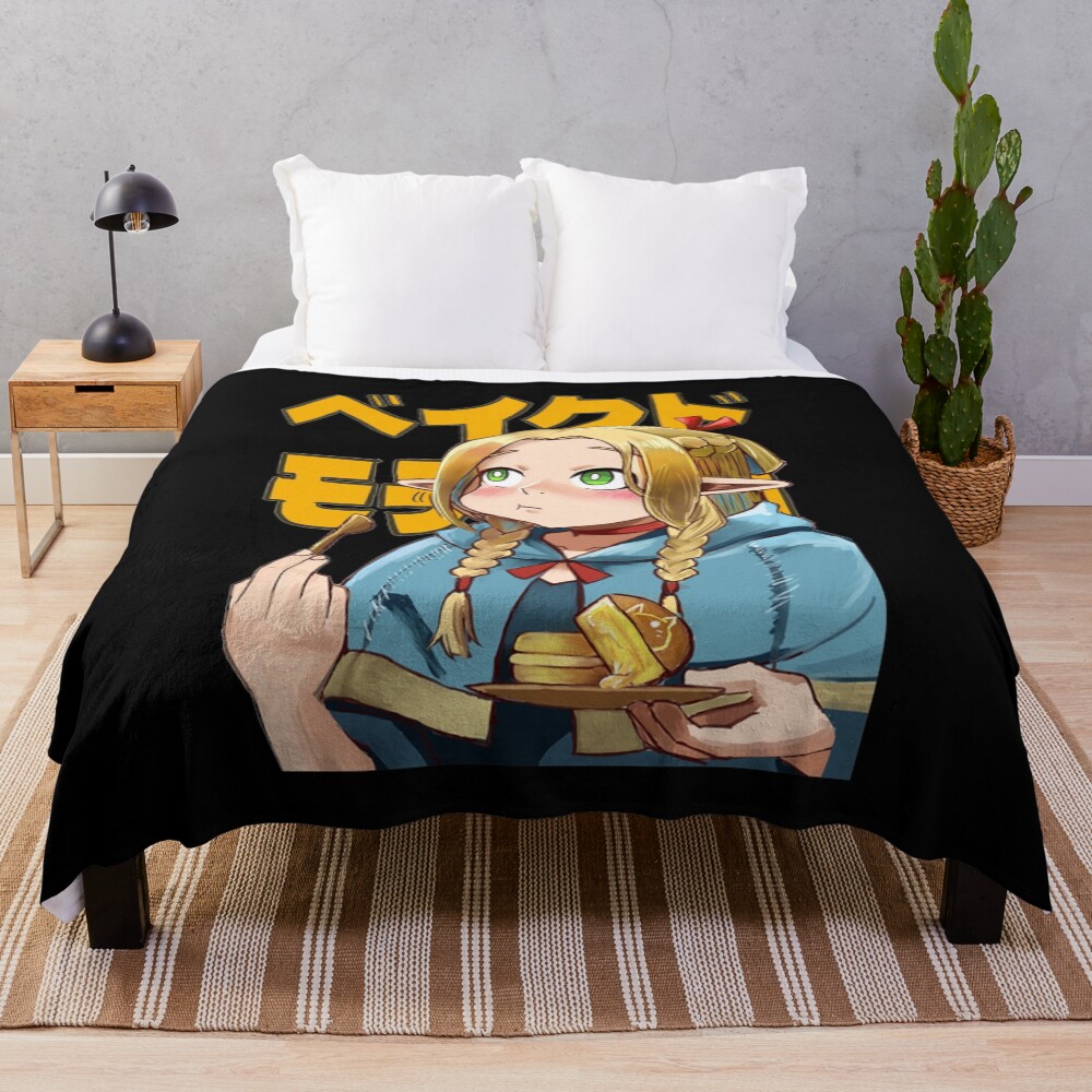 New Collection Delicious In Dungeon Marcille Throw Blanket