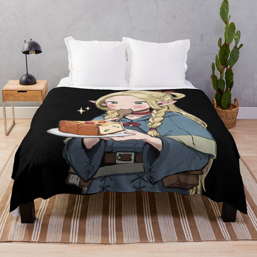 Marcille Donato Delicious In Dungeon Throw Blanket