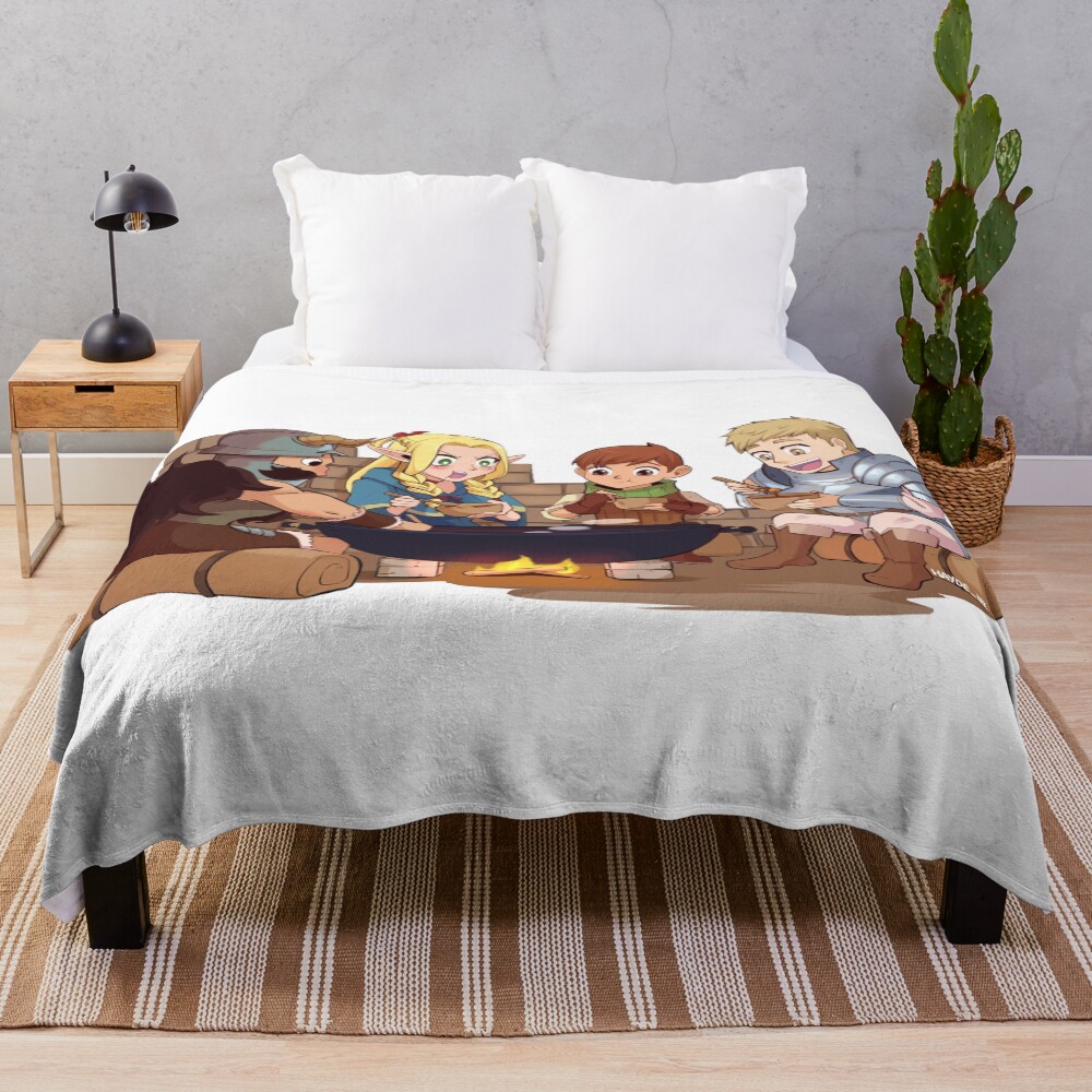 Hot Collection Dungeon Meshi Throw Blanket