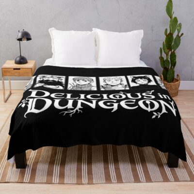 Delicious Foods Are Made In Dungeon Throw Blanket