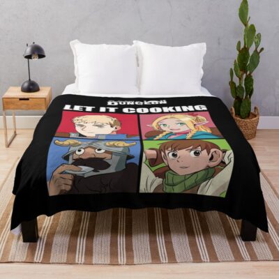 Delicious In Dungeon Laios It Cooking Throw Blanket