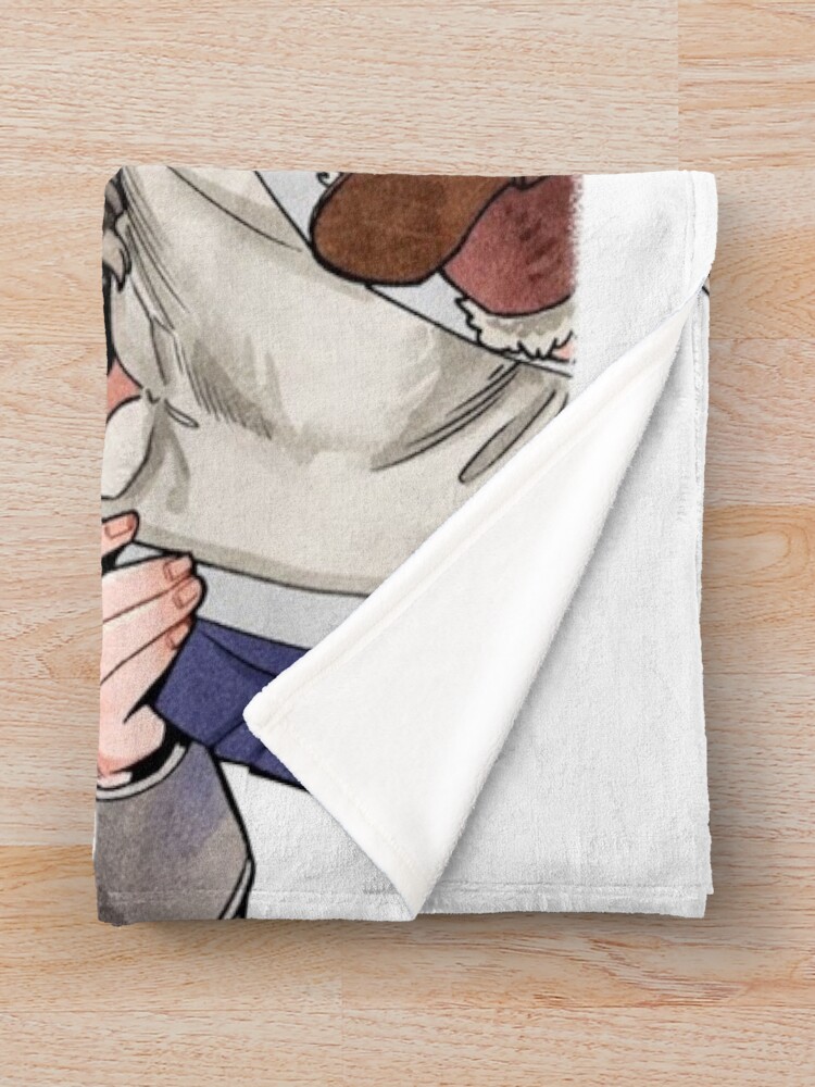 Delicious In Dungeon Characters Cute Throw Blanket - Image 2