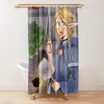 Delicious In Dungeon Art All In One Shower Curtain