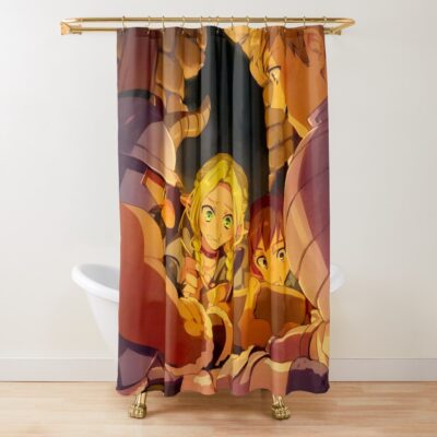 Hot Anime Delicious In Dungeon In A Cave Shower Curtain