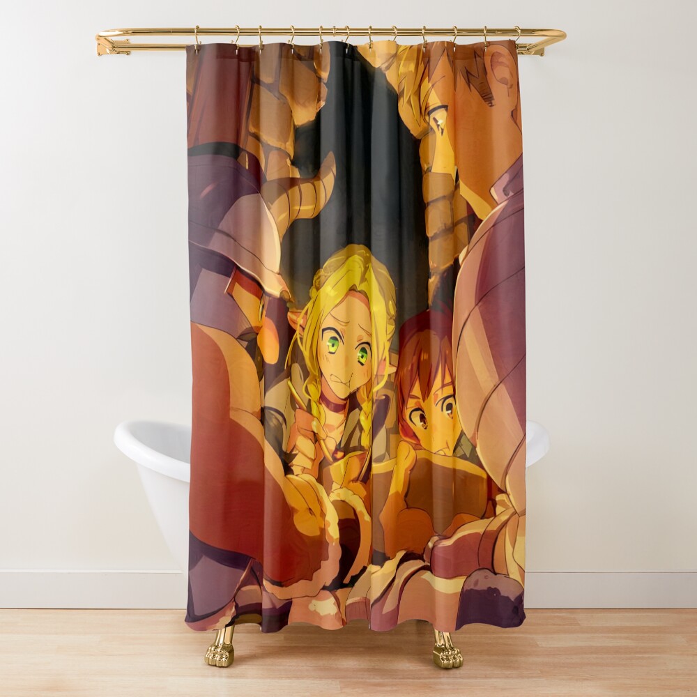 Hot Anime Delicious In Dungeon In A Cave Shower Curtain