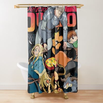 Anime Delicious In Dungeon Wonderfull Shower Curtain