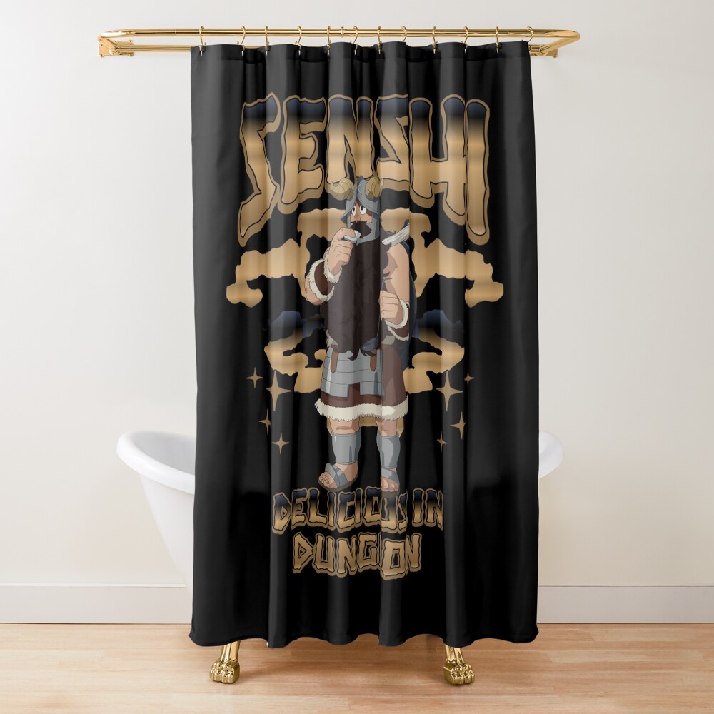 Hot Item Senshi Delicious In Dungeon Shower Curtain