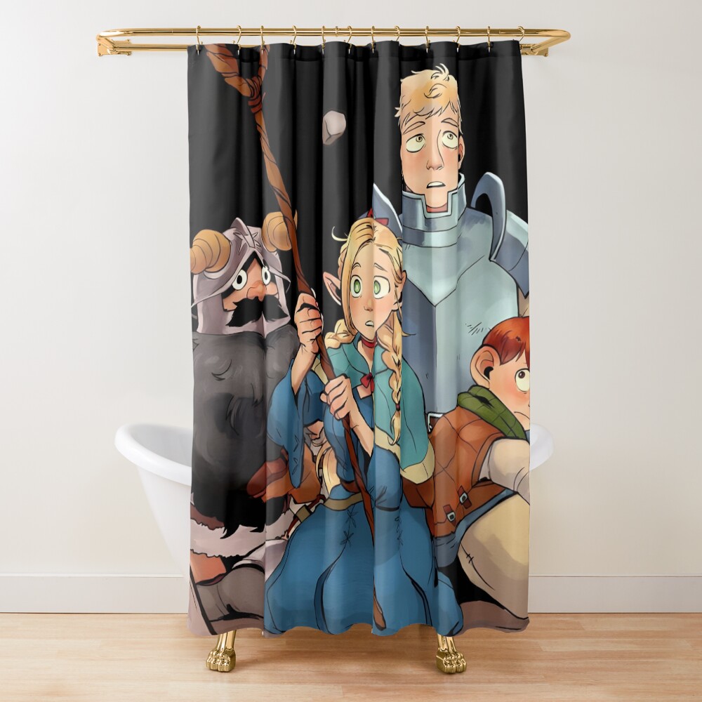 Delicious In Dungeon All In One Shower Curtain