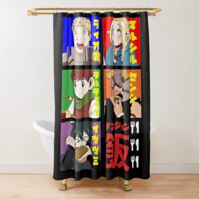Delicious In Dungeon Laios Party Feast Shower Curtain