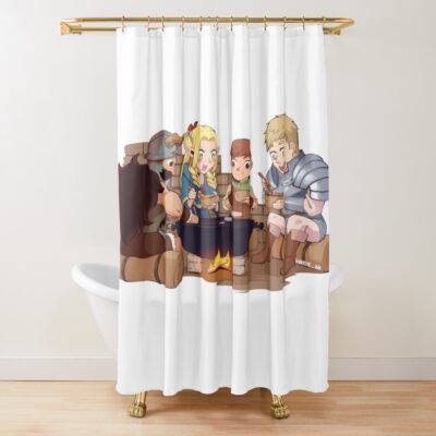 Hot Collection Dungeon Meshi Shower Curtain