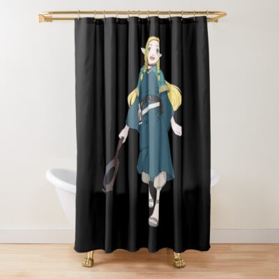 Delicious In Dungeon Marcille Colorfull Shower Curtain