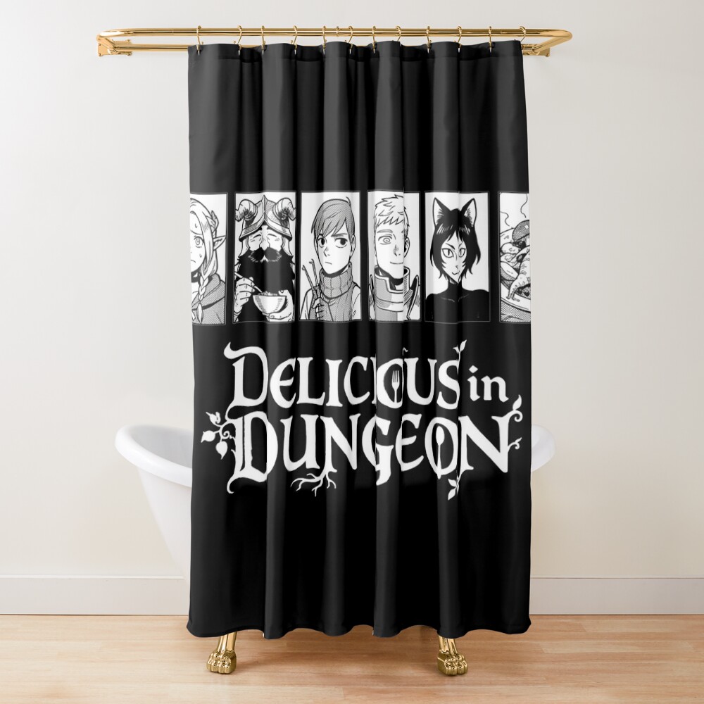 Delicious Foods Are Made In Dungeon Shower Curtain