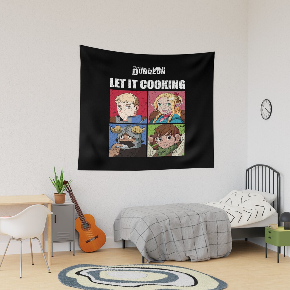Best Selling Delicious In Dungeon Unique Tapestry