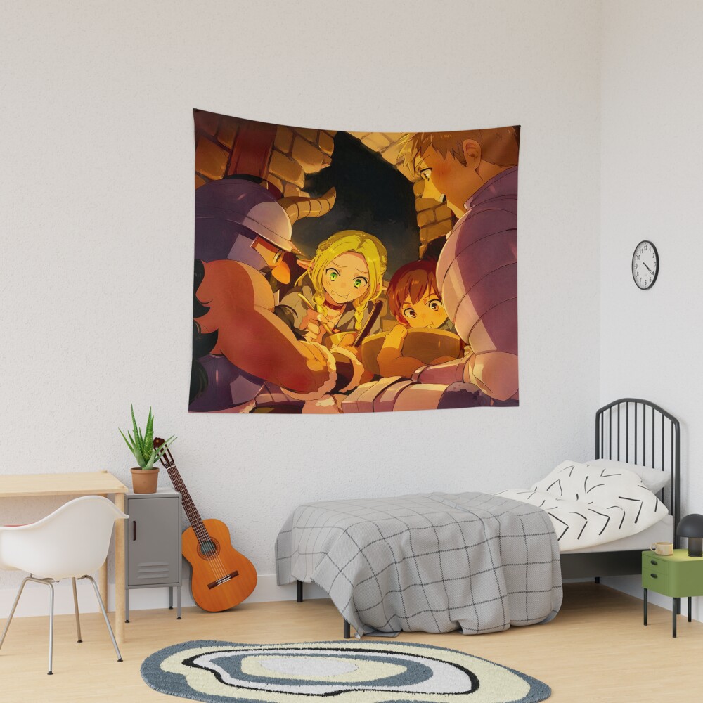 Hot Anime Delicious In Dungeon In A Cave Tapestry