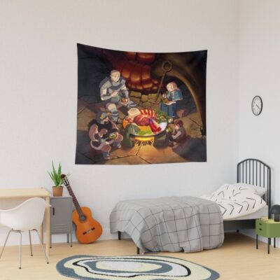 Best Selling Delicious In Dungeon Banner Tapestry
