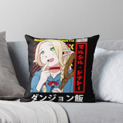 Delicious In Dungeon Marcille Donato The Elf Mage Throw Pillow