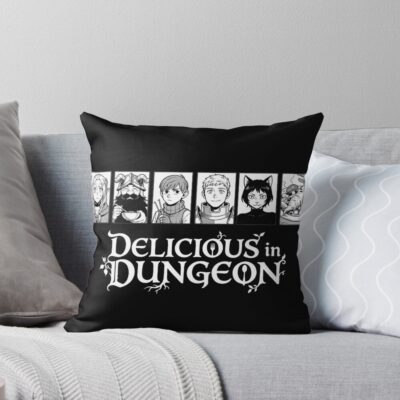 Delicious Foods Are Made In Dungeon Throw Pillow
