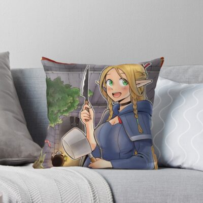 Delicious In Dungeon Art All In One Throw Pillow