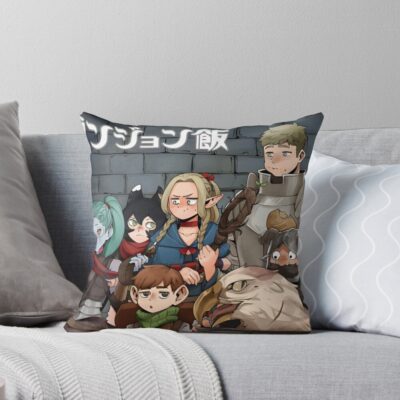 Hot Delicious In Dungeon Wonderfull Throw Pillow