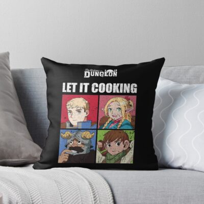 Best Selling Delicious In Dungeon Unique Throw Pillow