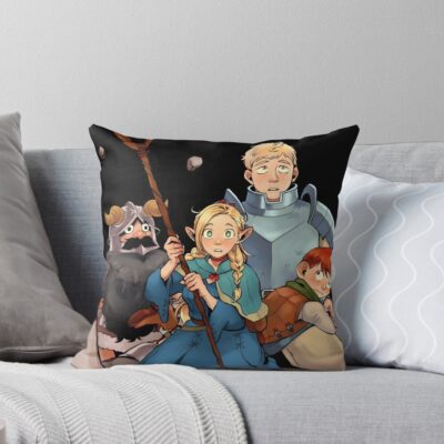 Delicious In Dungeon All In One Throw Pillow