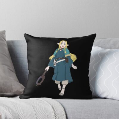 Delicious In Dungeon Marcille Colorfull Throw Pillow