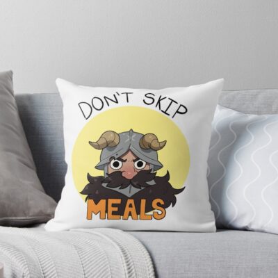 Dungeon Meshi Cute Senshi Throw Pillow